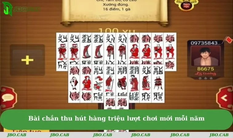 Bài chắn thu hút hàng triệu lượt chơi mới mỗi năm