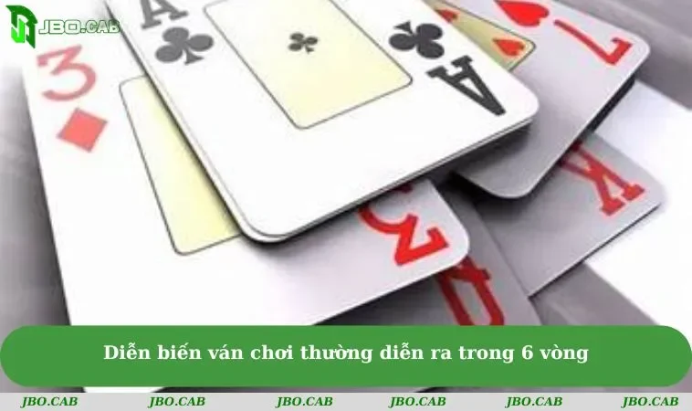 Diễn biến ván chơi thường diễn ra trong 6 vòng