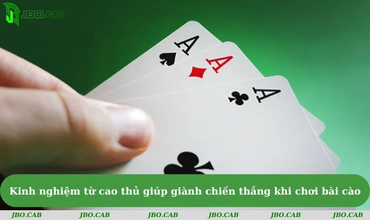 Kinh nghiệm từ cao thủ giúp giành chiến thắng khi chơi bài cào